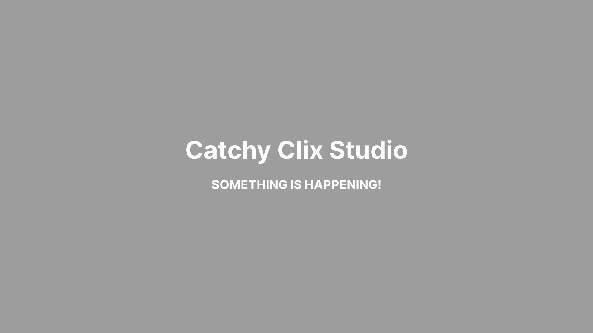 website screenshot of https://catchyclixstudio.co.za/