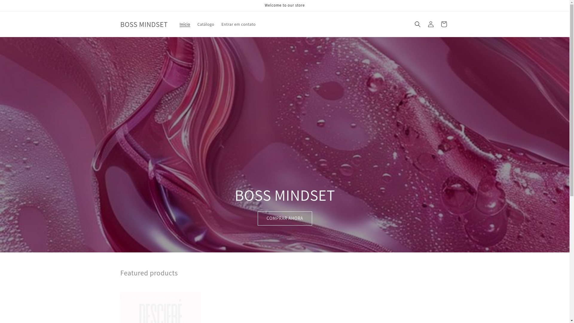 website screenshot of https://bossmindset.store/