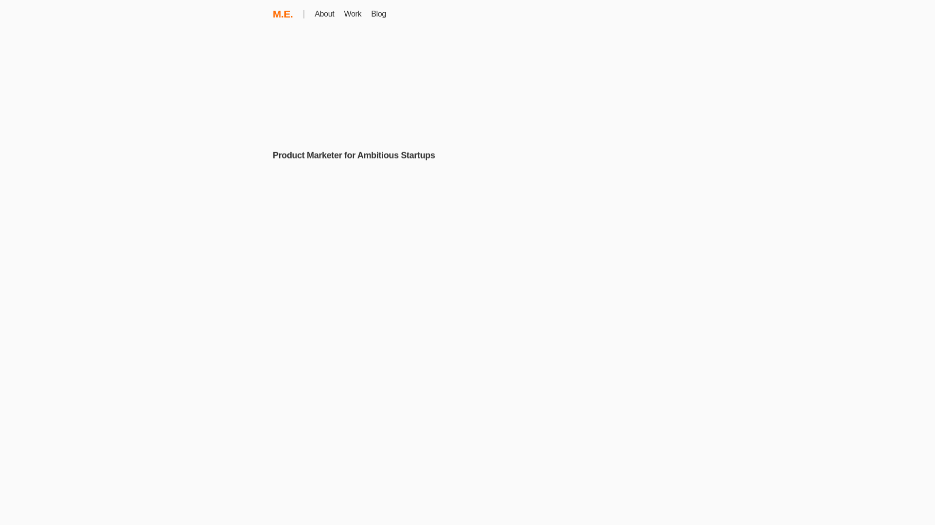 website screenshot of https://michaeleise.com/