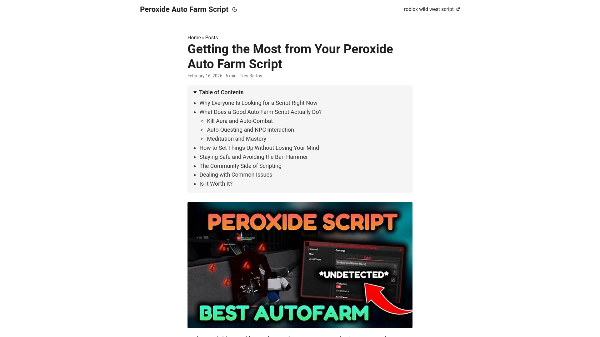 website screenshot of https://peroxide-auto-farm-script.pages.dev/