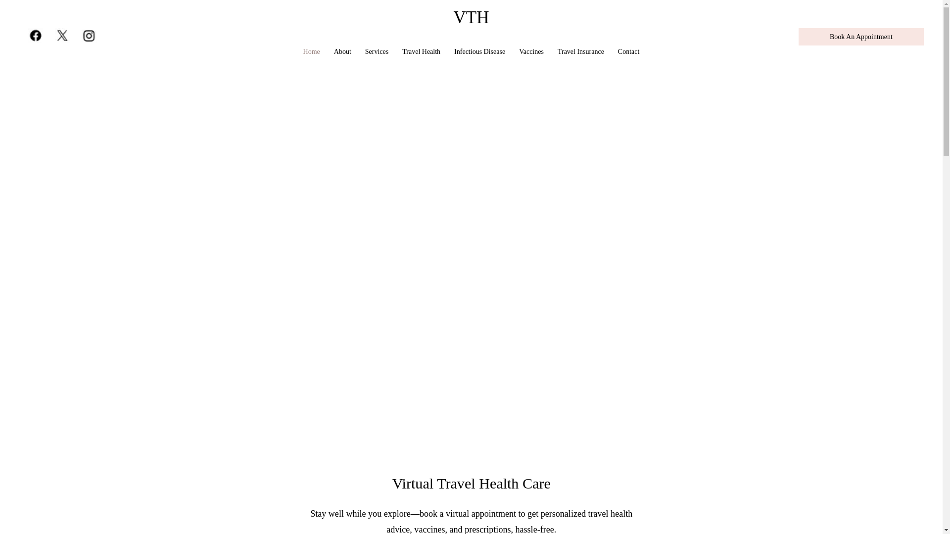 website screenshot of https://virtualtravelhealthontario.ca/
