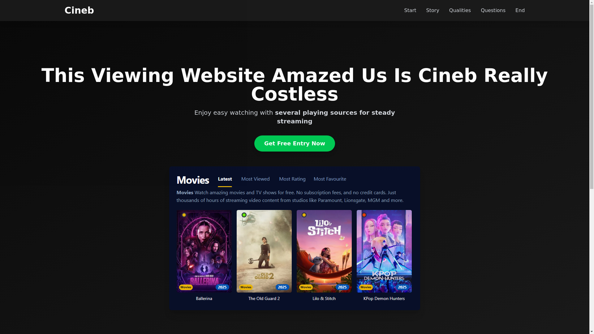website screenshot of https://cineb-6ue0.pages.dev/