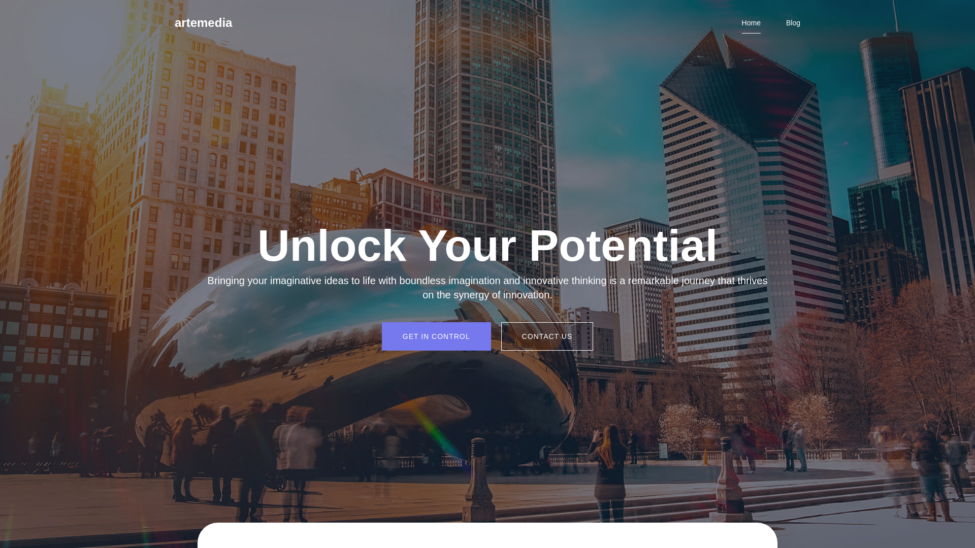 website screenshot of https://artemedia.fi/