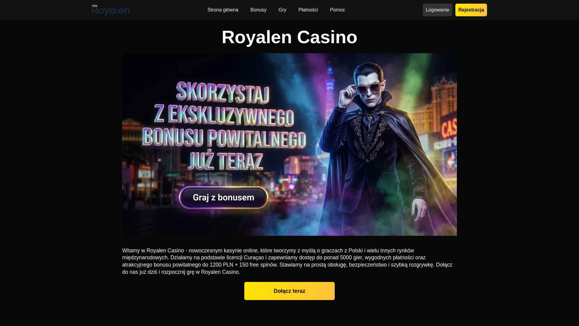 website screenshot of https://royalen-pl-53212.pages.dev/