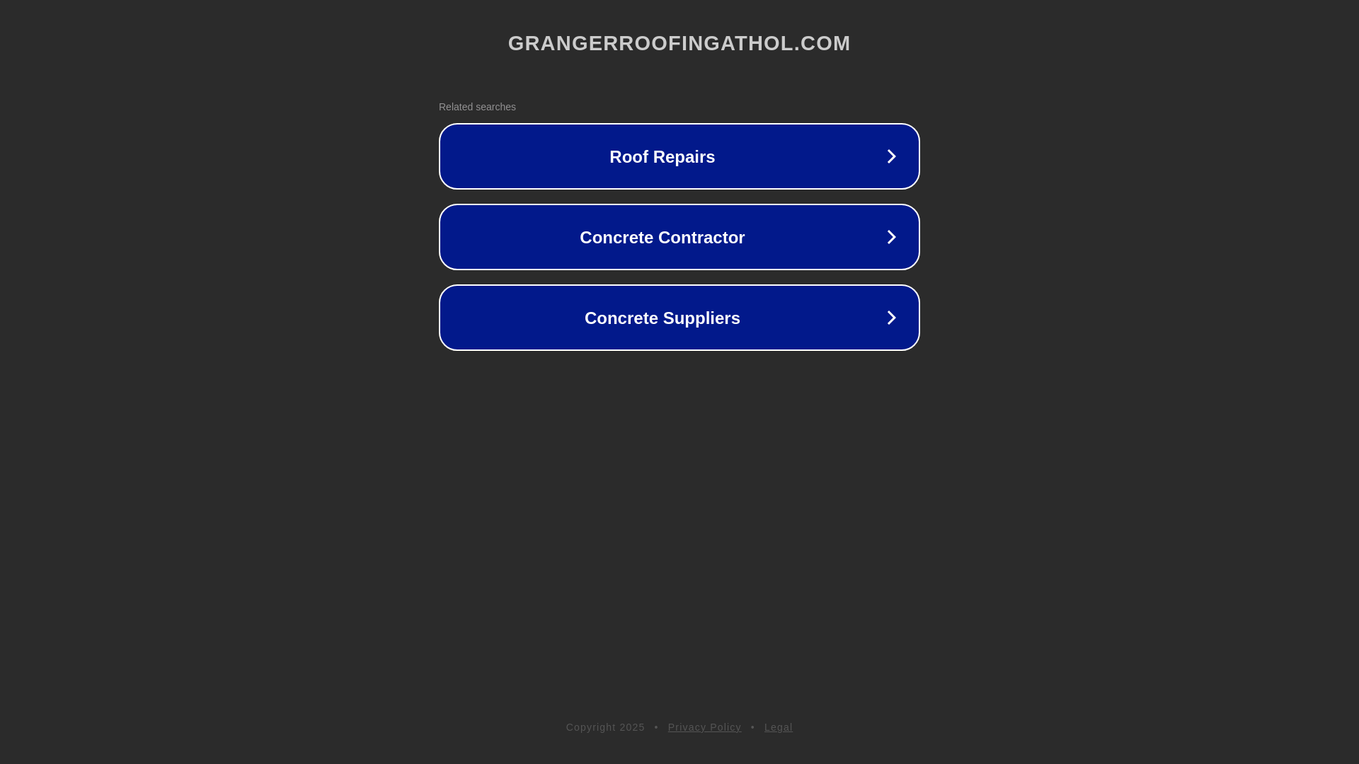 website screenshot of https://grangerroofingathol.com/