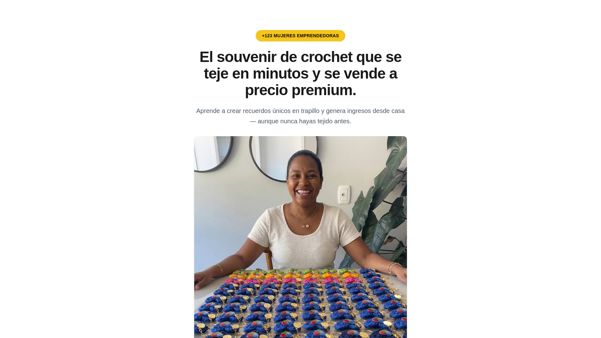 website screenshot of https://metodomanosrentables.com