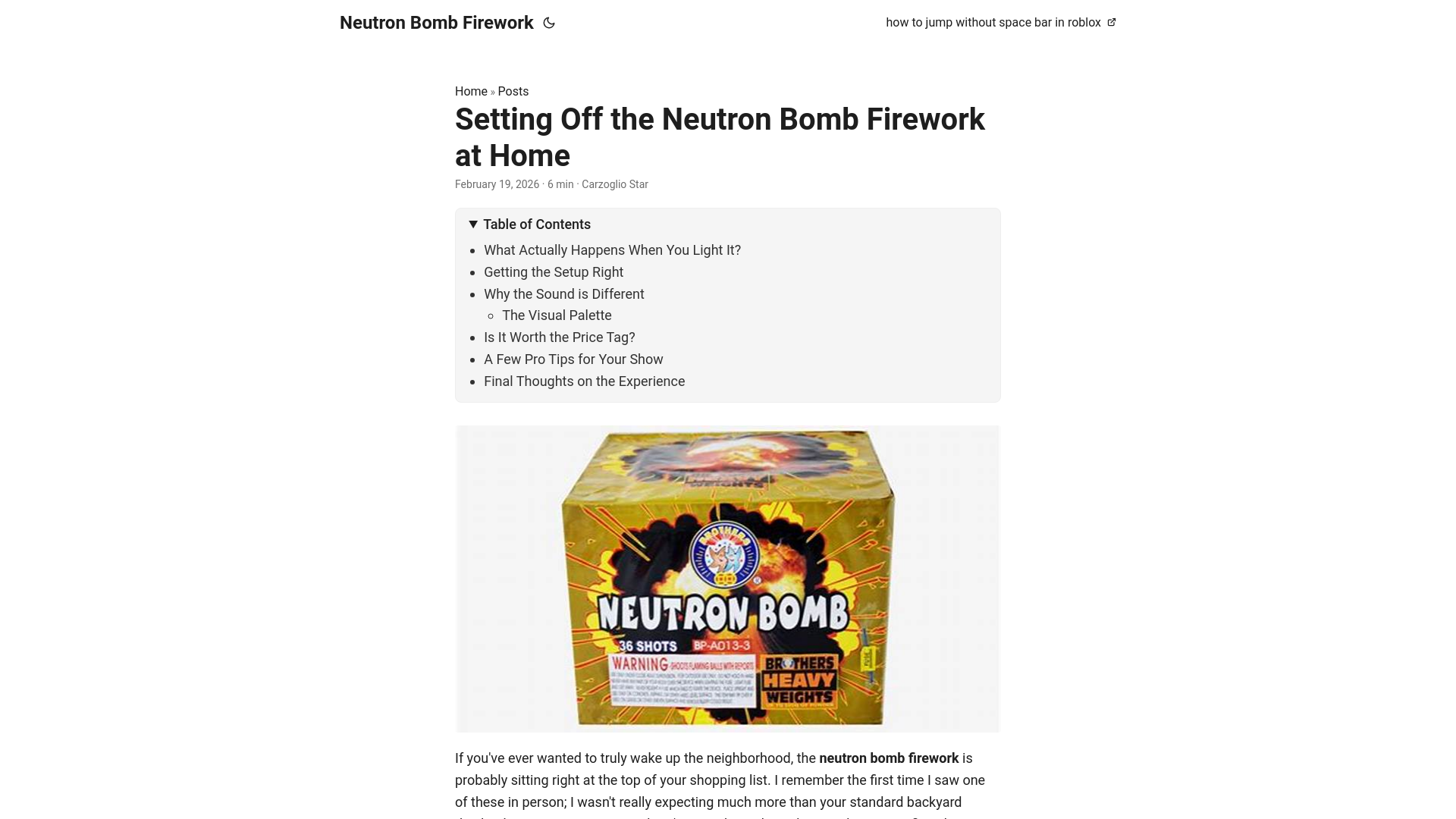 website screenshot of https://neutron-bomb-firework.pages.dev/