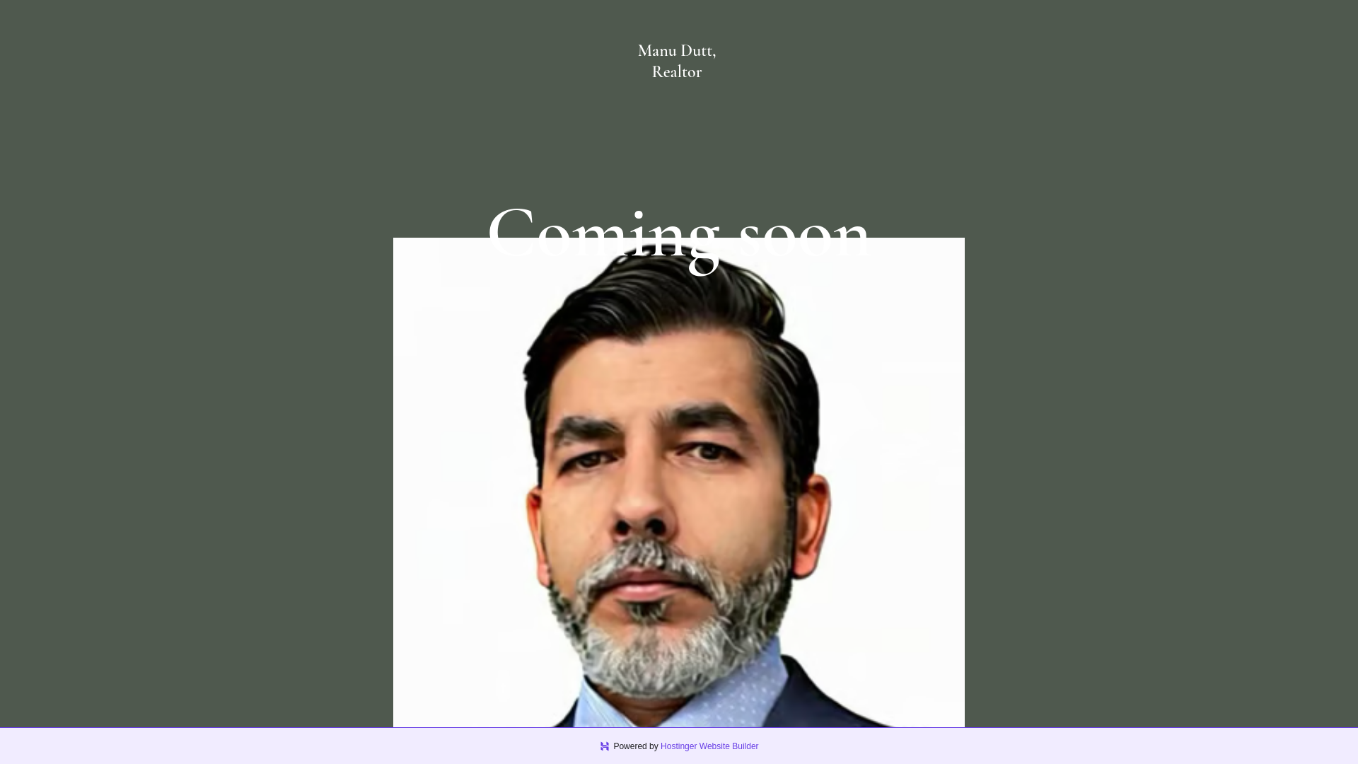 website screenshot of https://manuduttusa.com