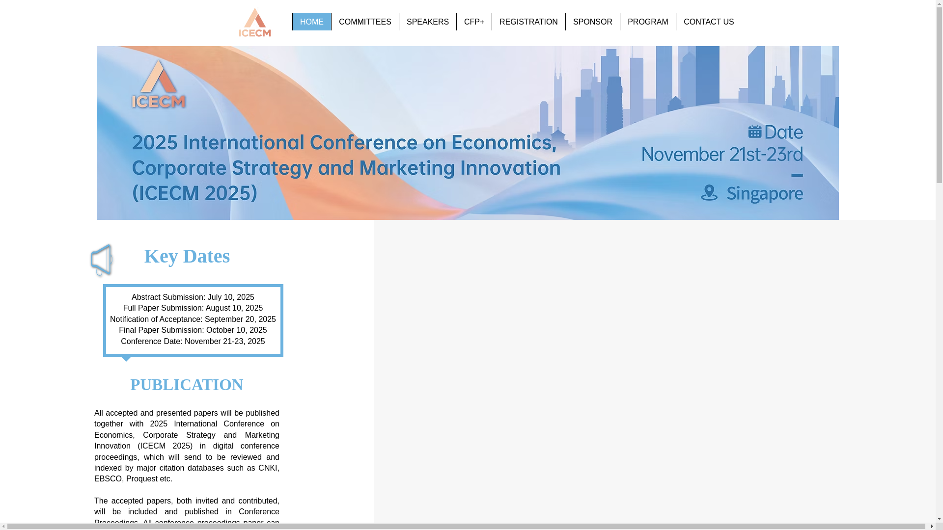 website screenshot of https://ic-ecm.com/