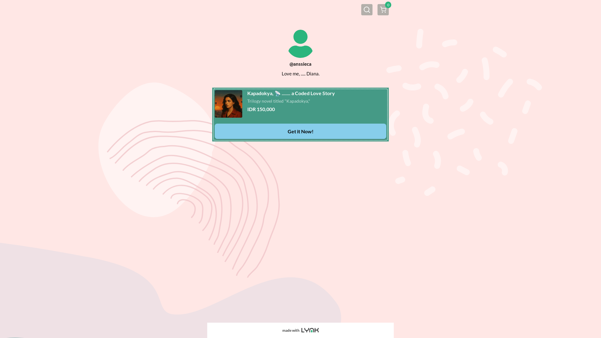 website screenshot of https://anssiedokya.com/