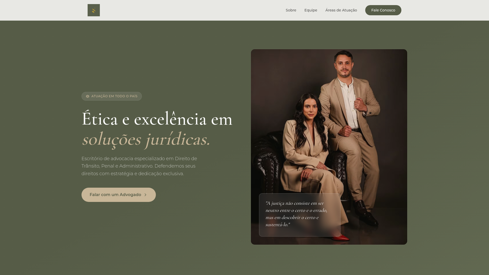 website screenshot of https://souza-sandin-advocacia.pages.dev/