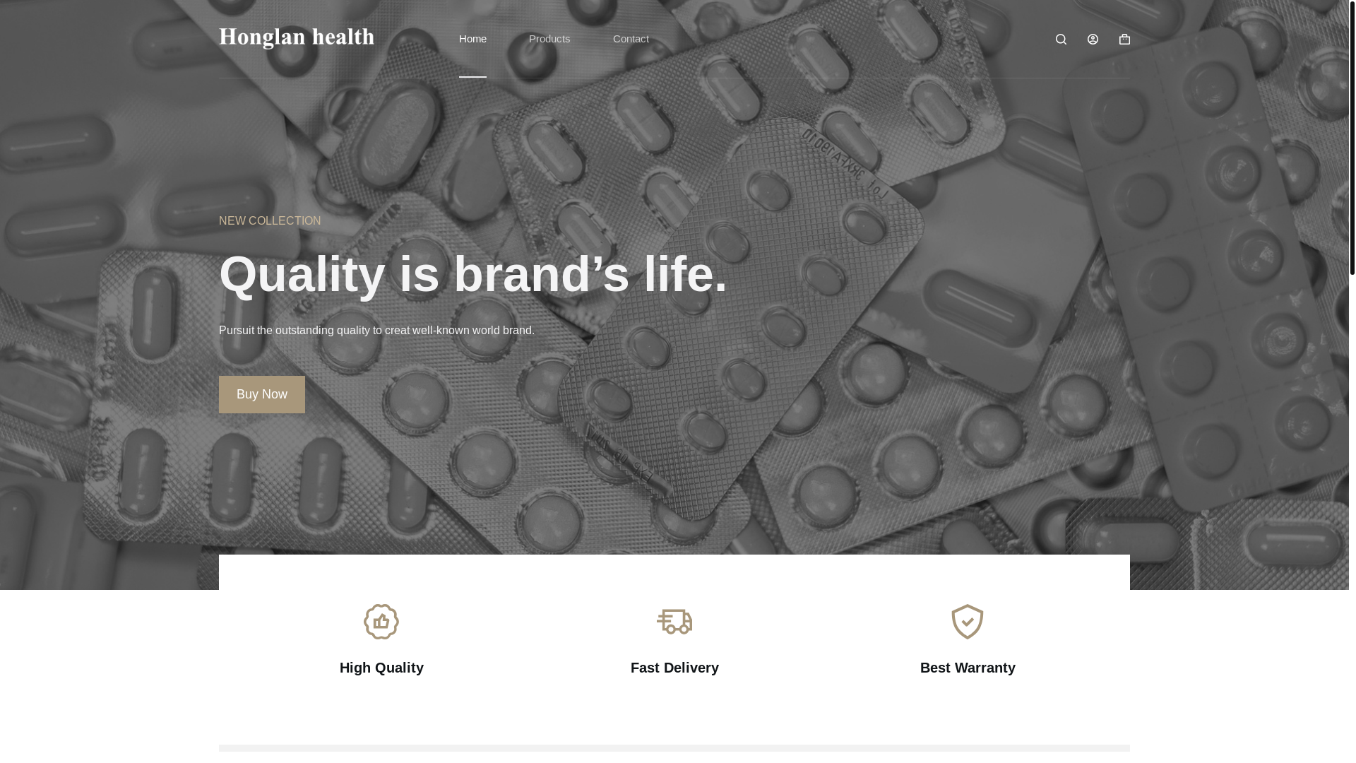 website screenshot of https://honglanhealth.online/
