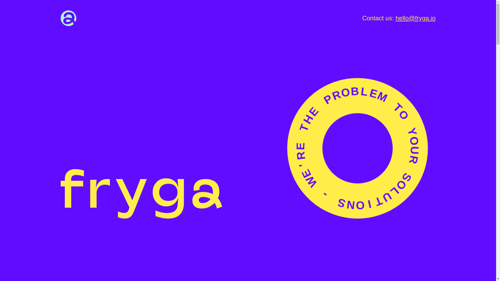 website screenshot of https://fryga-landingpage.pages.dev/