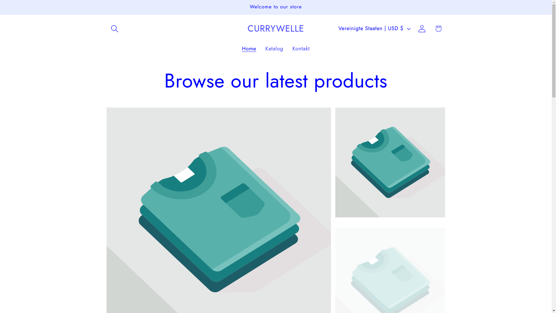 website screenshot of https://currywelle.com/