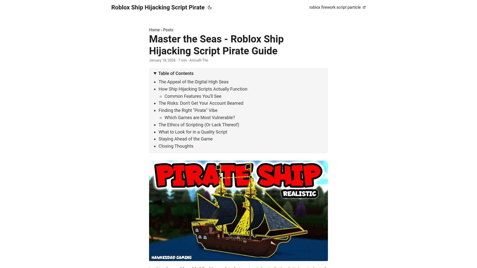 website screenshot of https://robloxshiphijackingscriptpirate.pages.dev/