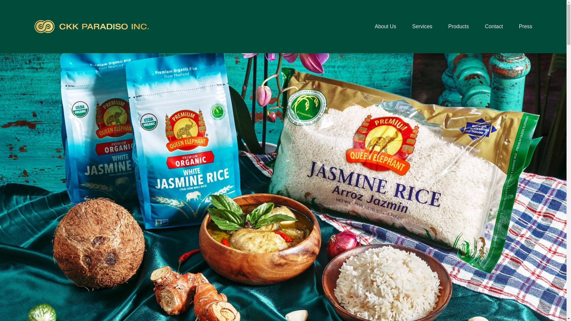 website screenshot of https://ckkparadisoinc.com/