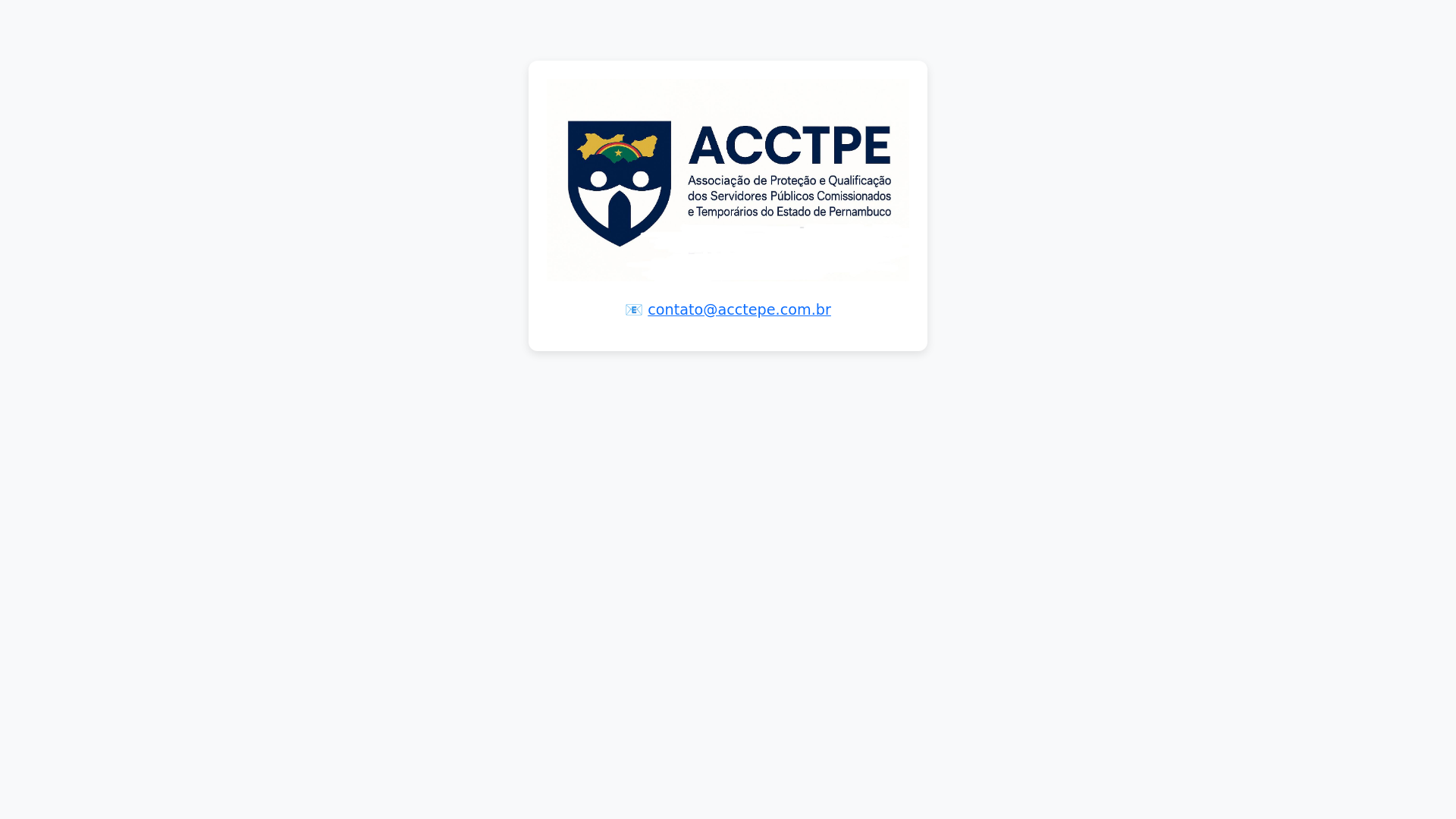website screenshot of https://acctpe.com.br/