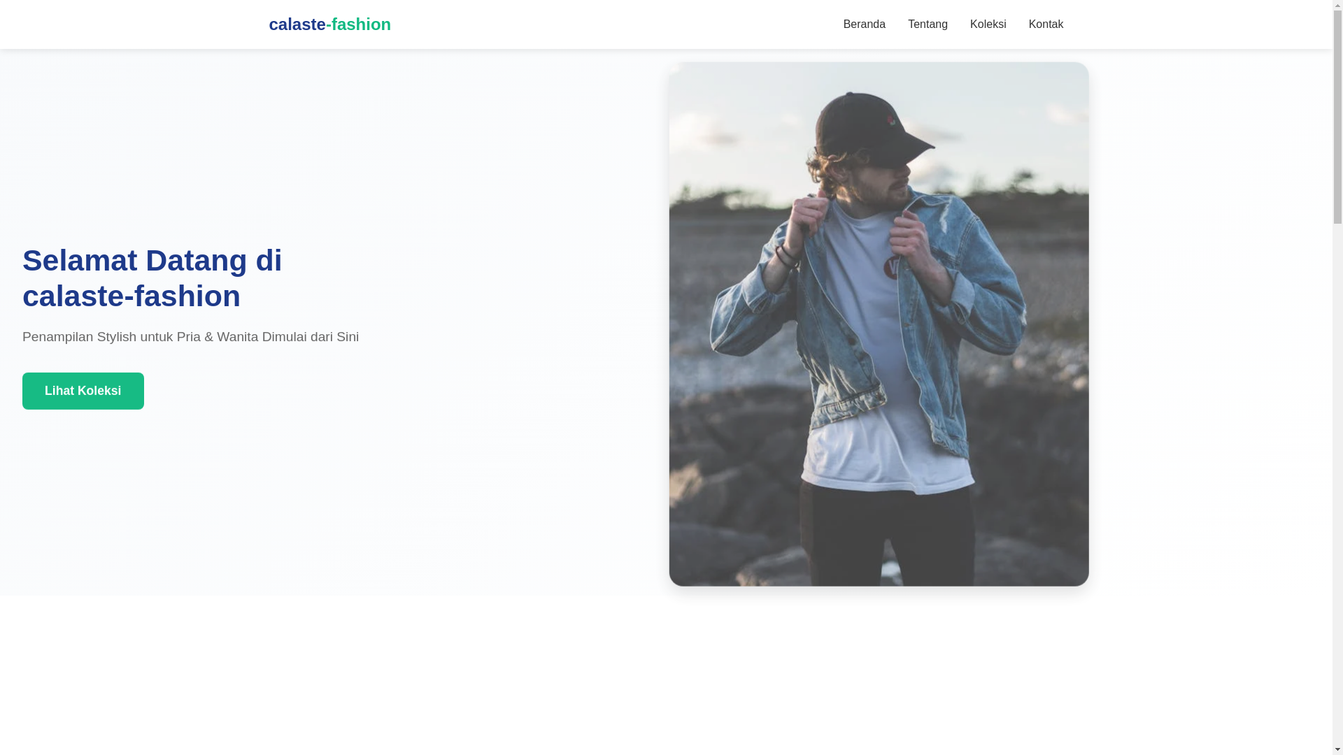 website screenshot of https://calaste-fashion.pages.dev/