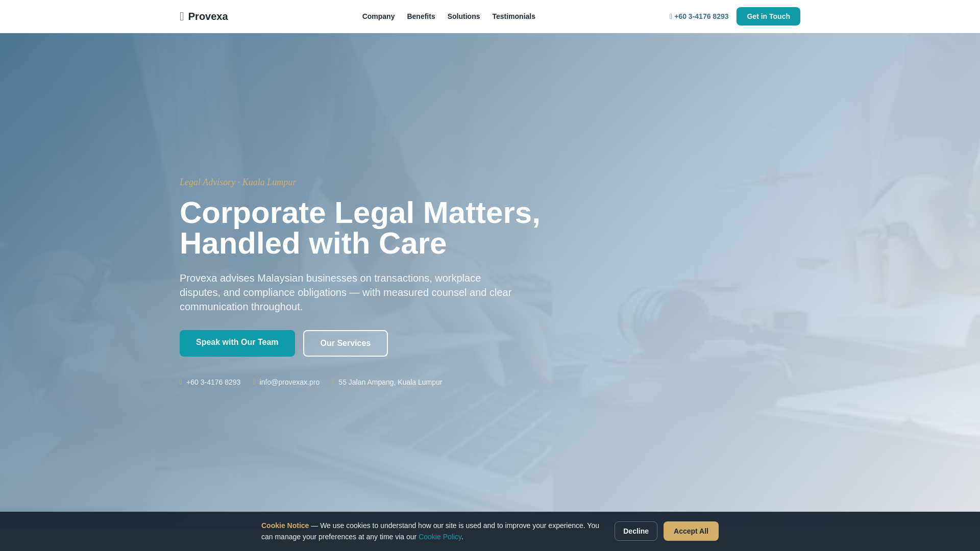 website screenshot of https://provexax.pro/