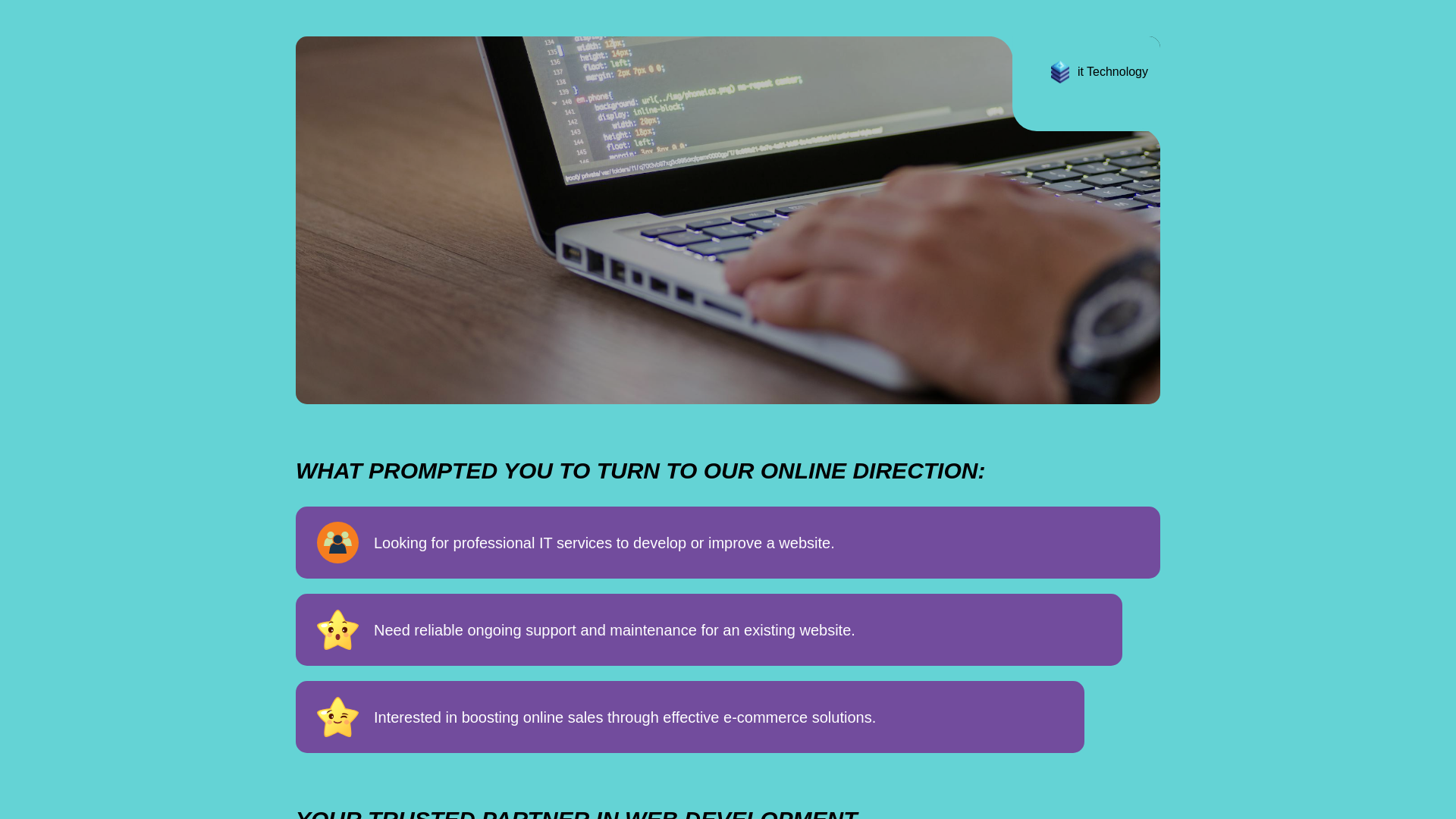 website screenshot of https://tidefulstudio.digital
