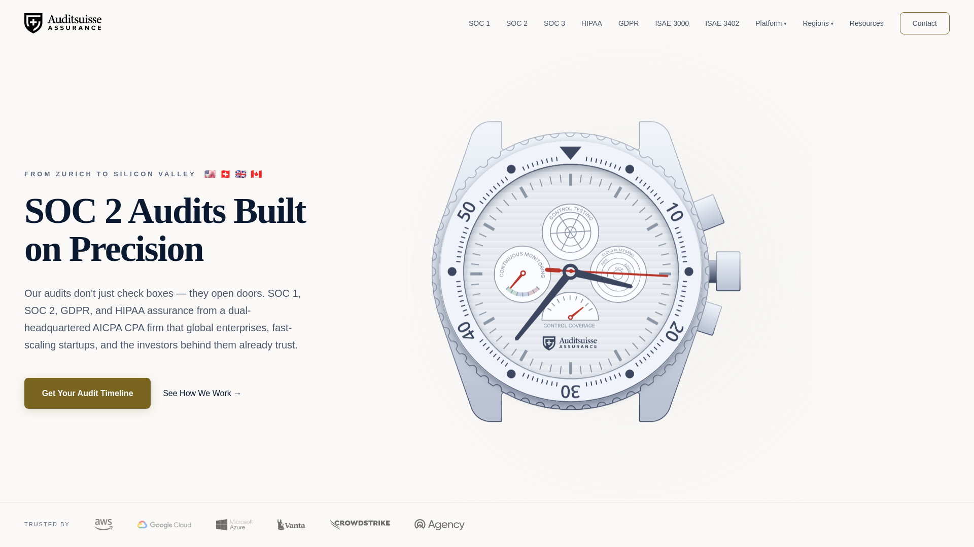 website screenshot of https://auditsuisseag.com