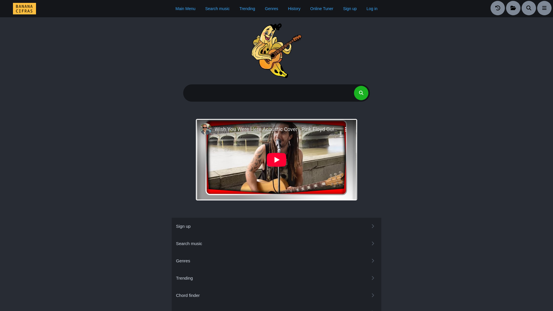 website screenshot of https://www.bananacifras.com