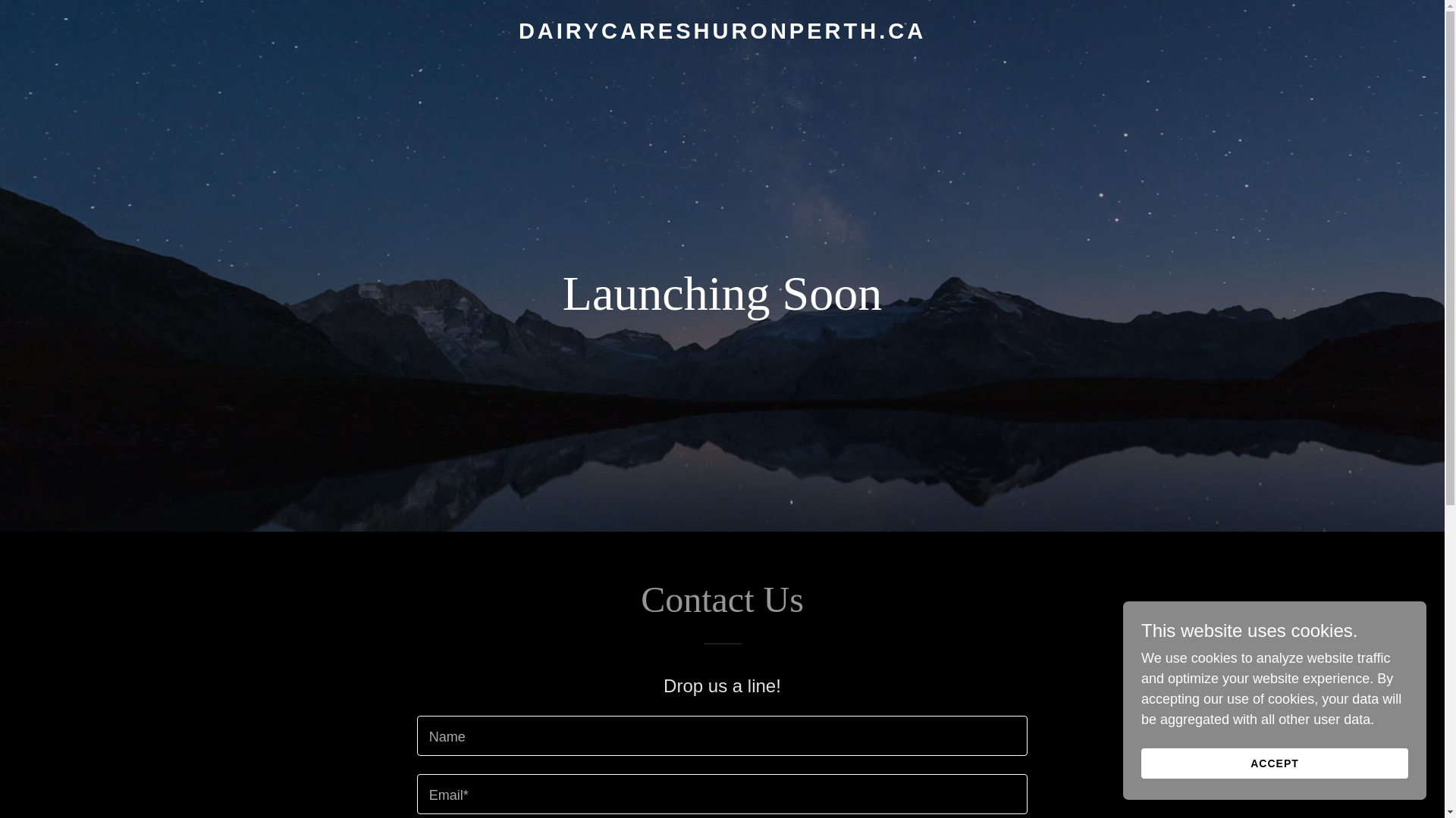 website screenshot of https://dairycareshuronperth.ca/