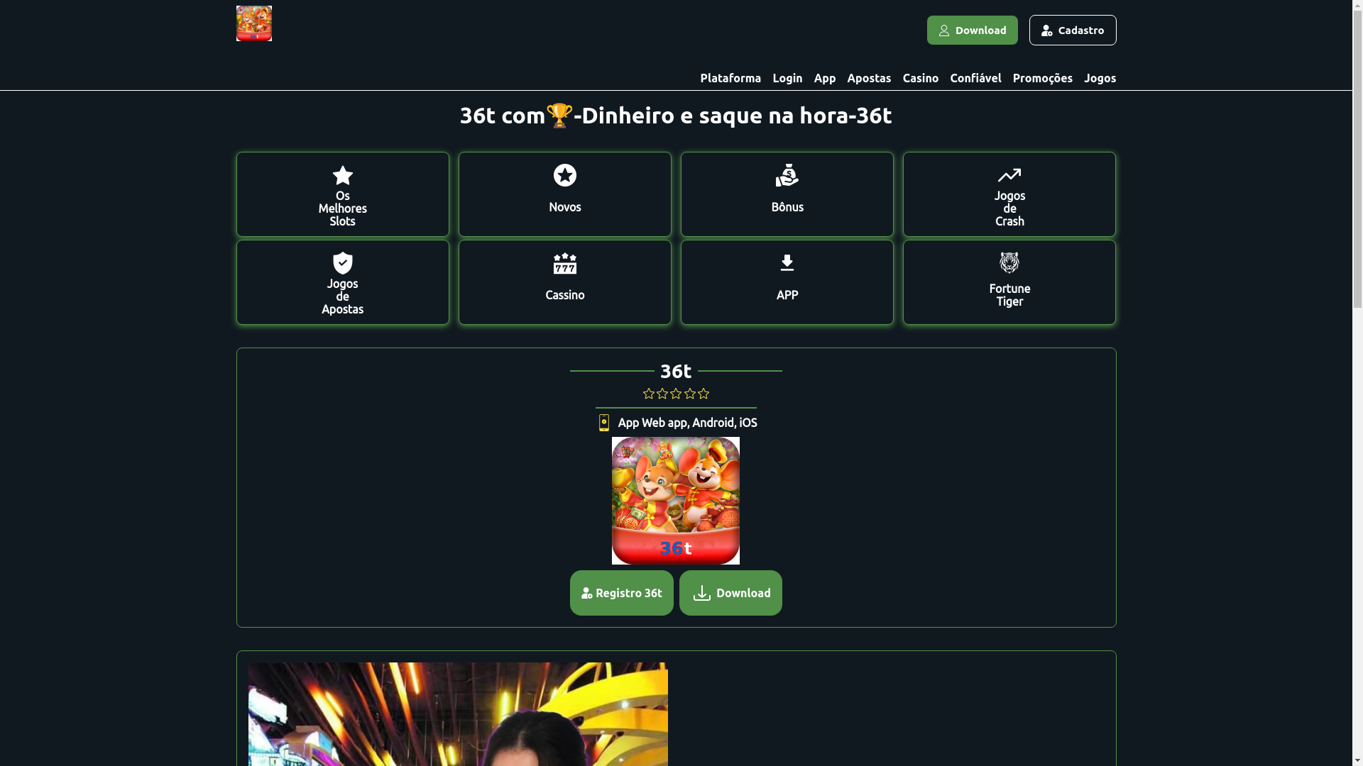 website screenshot of https://36tcasino.com/