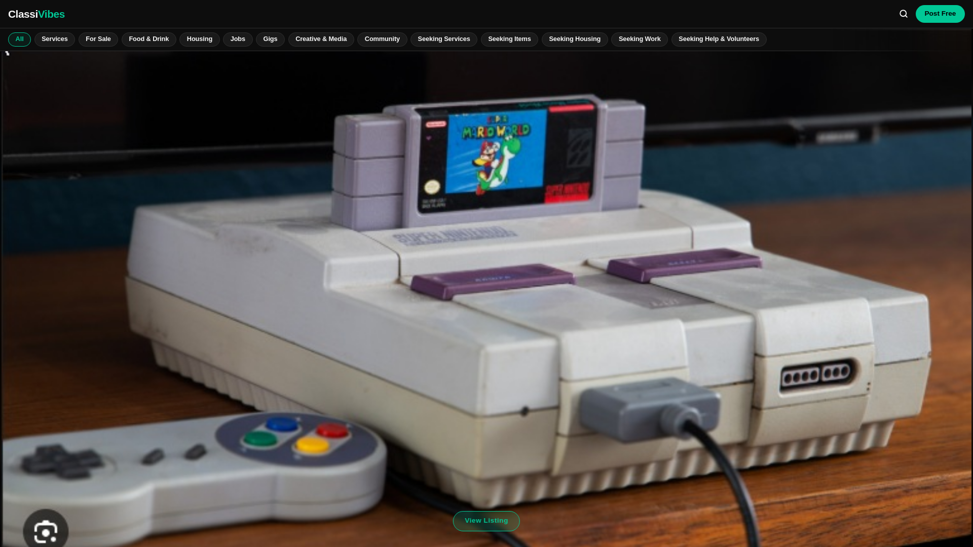 website screenshot of https://getclassivibes.com