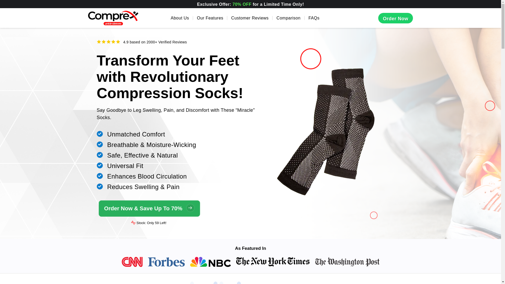 website screenshot of https://ordercomprexsleeves.com/