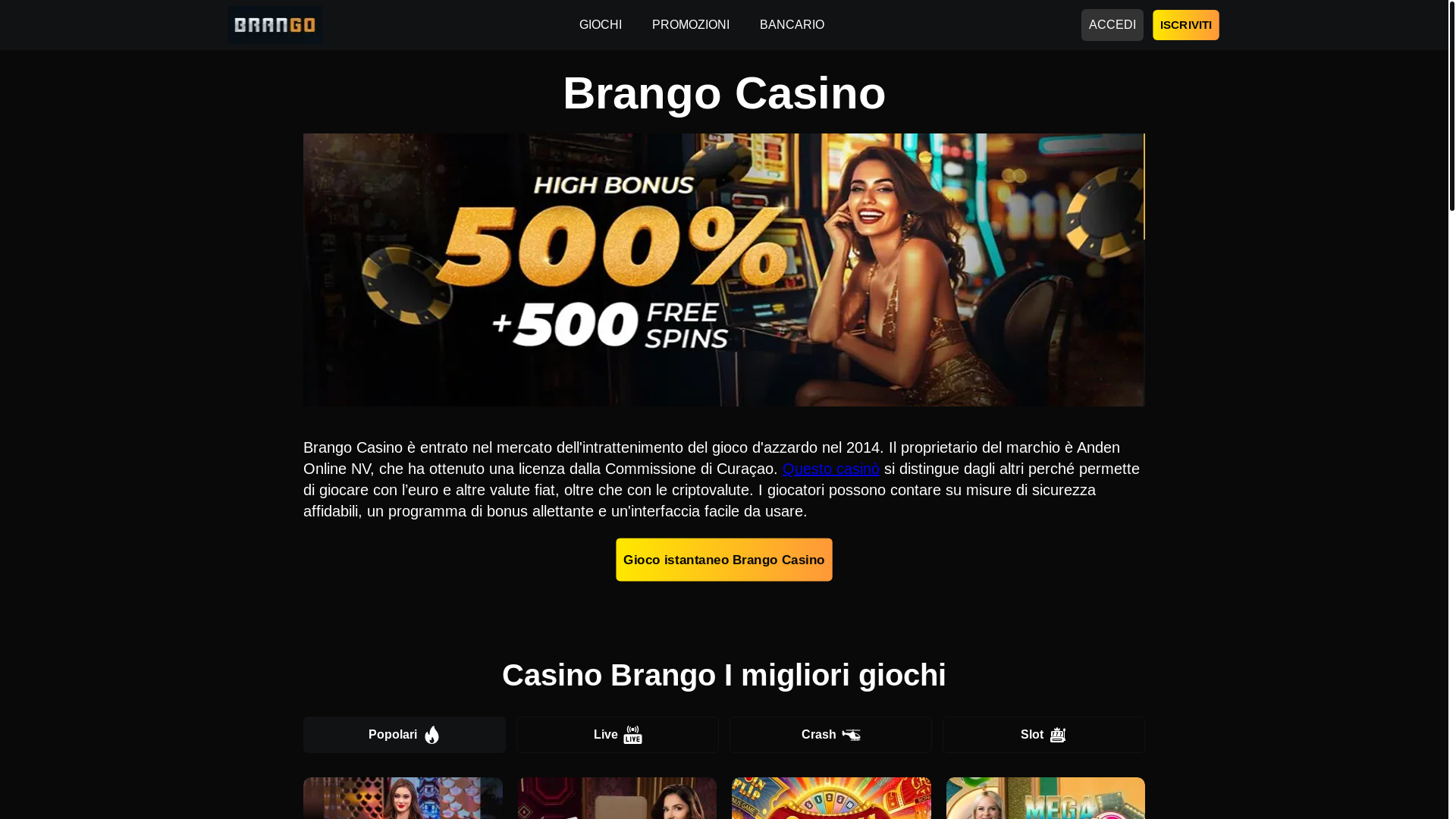 website screenshot of https://brangocasino-it--1585.pages.dev/