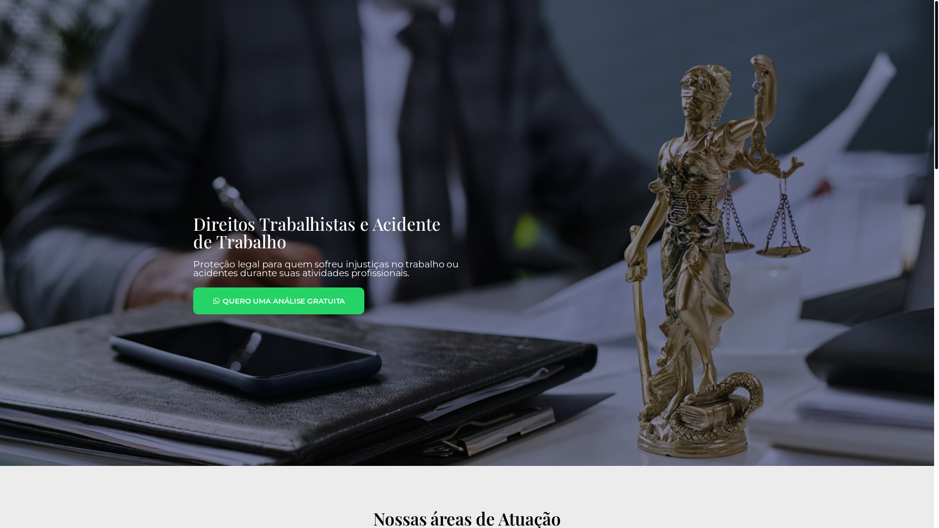 website screenshot of https://duvidastrabalhista.com.br/