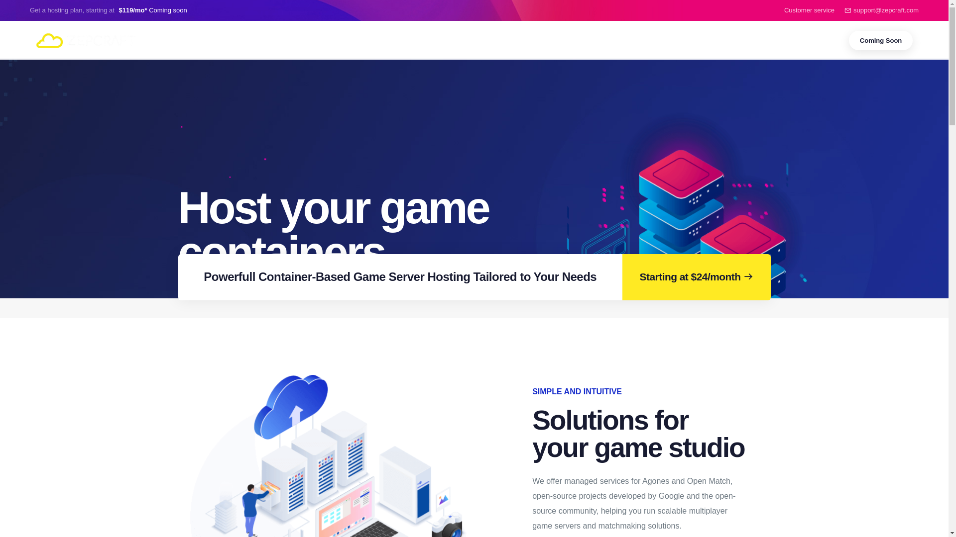 website screenshot of https://zepcraft-website.pages.dev/