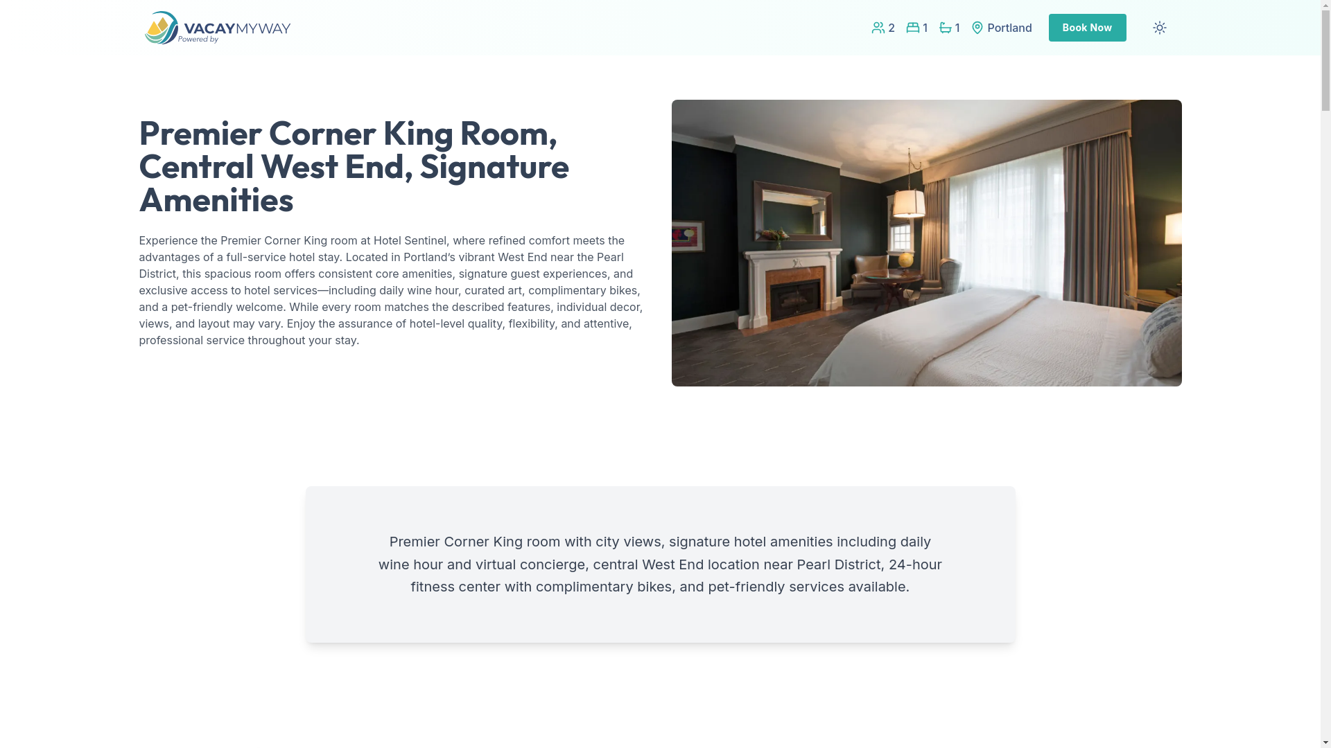 website screenshot of https://lavishwestend.vacations/