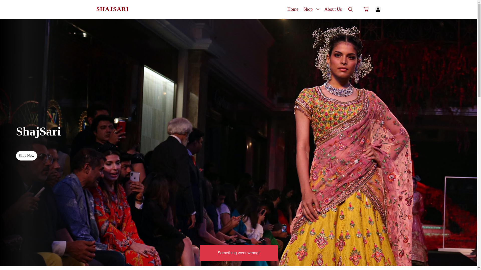 website screenshot of https://shajsari.co.in/