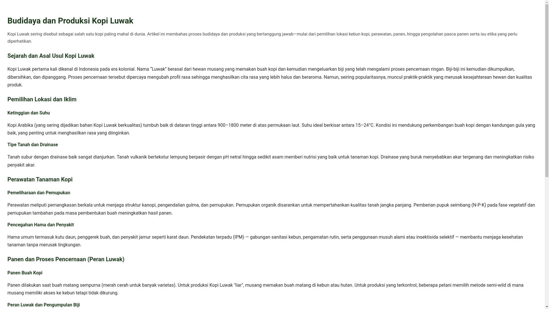 website screenshot of https://luwakterbaik.pages.dev/