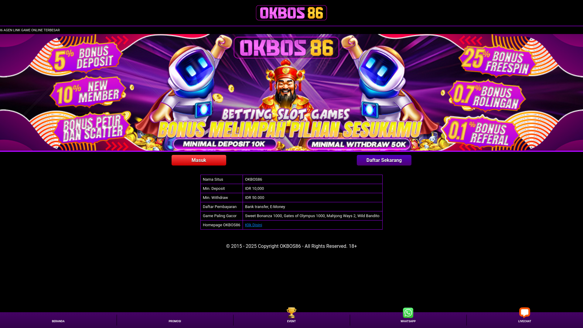 website screenshot of https://okbos86-com.pages.dev/