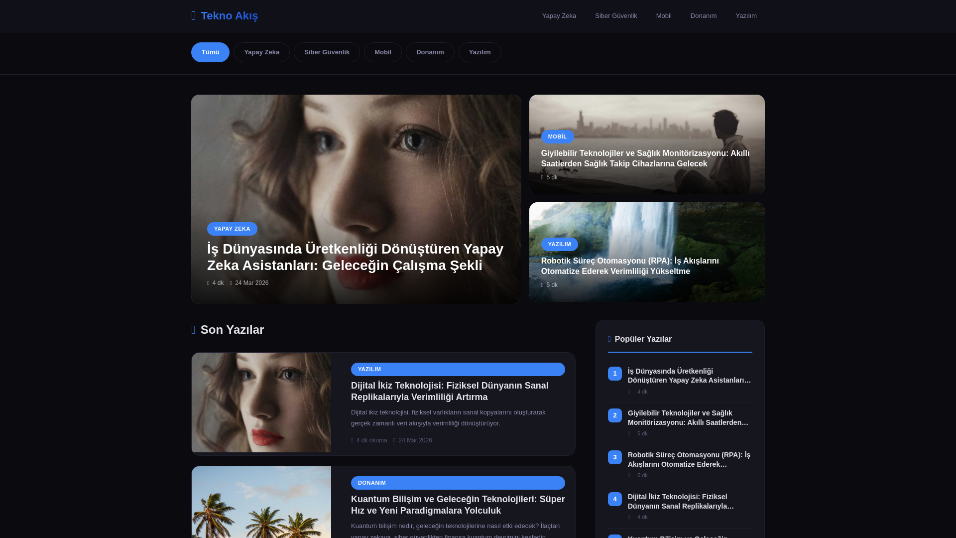 website screenshot of https://teknoakis.xyz/