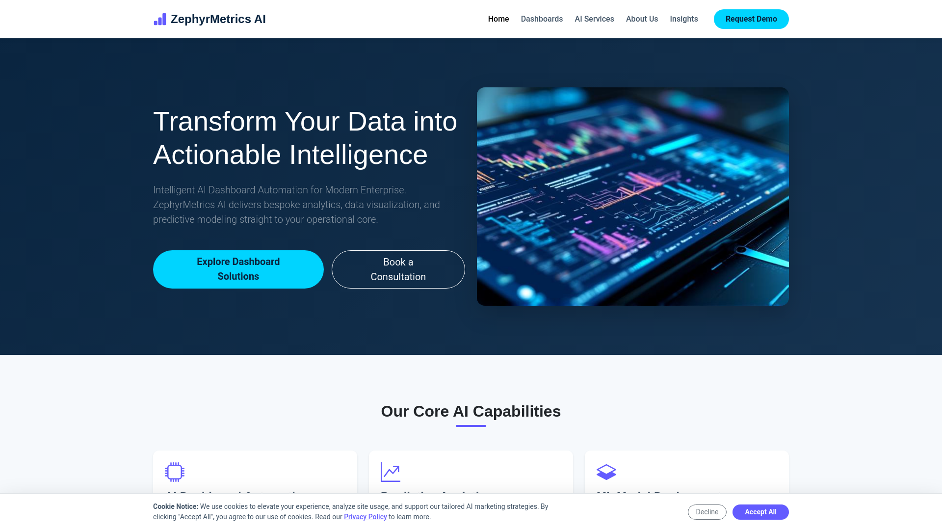 website screenshot of https://daterflow.digital