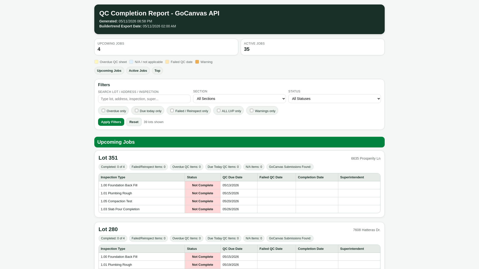 website screenshot of https://herbstqcreport.pages.dev/