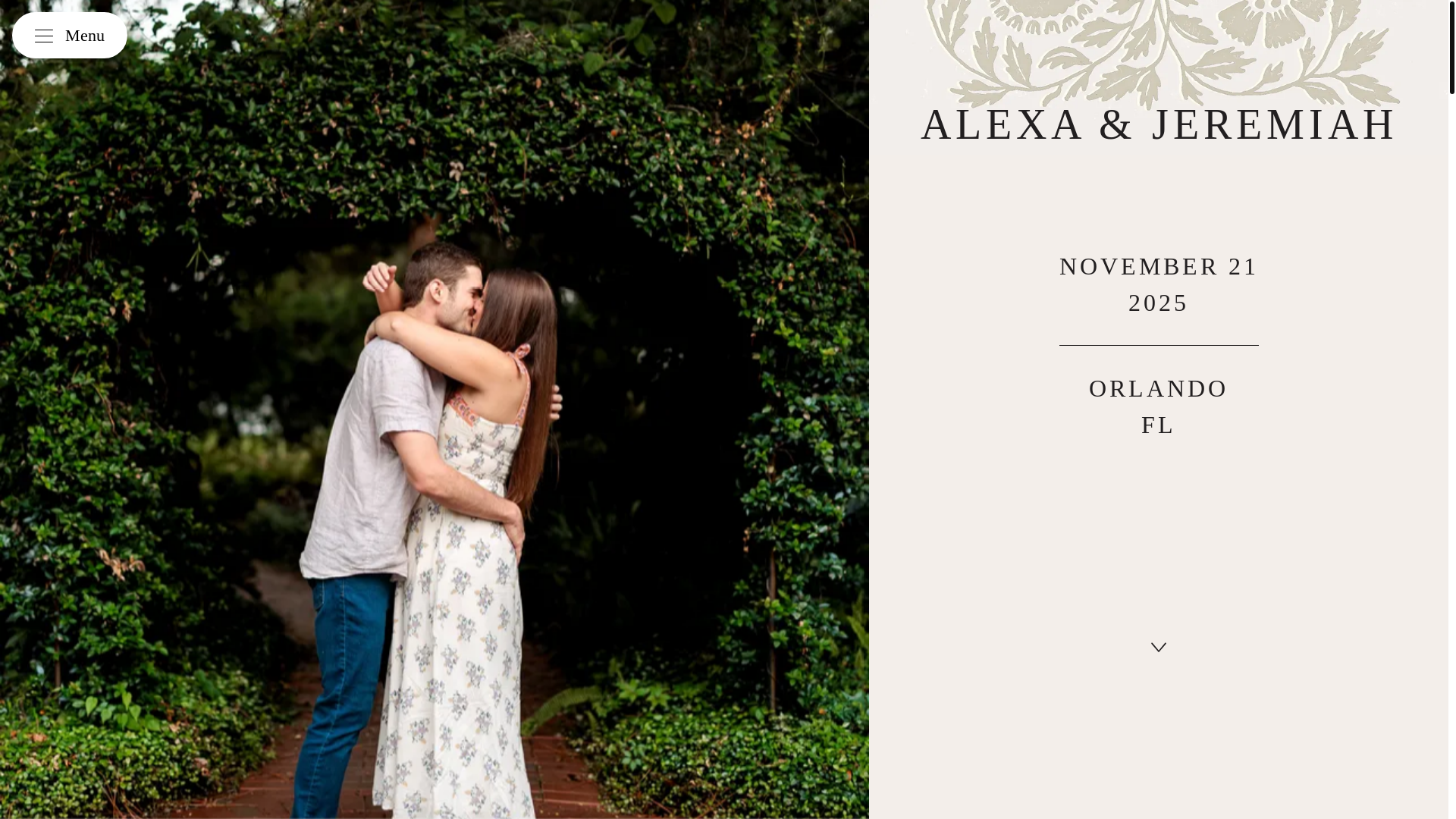 website screenshot of https://lexmarriesjer.com/