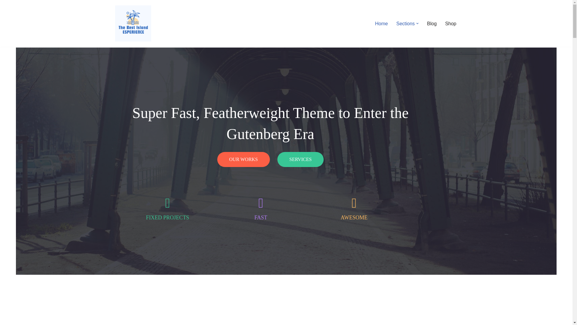 website screenshot of https://thebestislandexperience.com/
