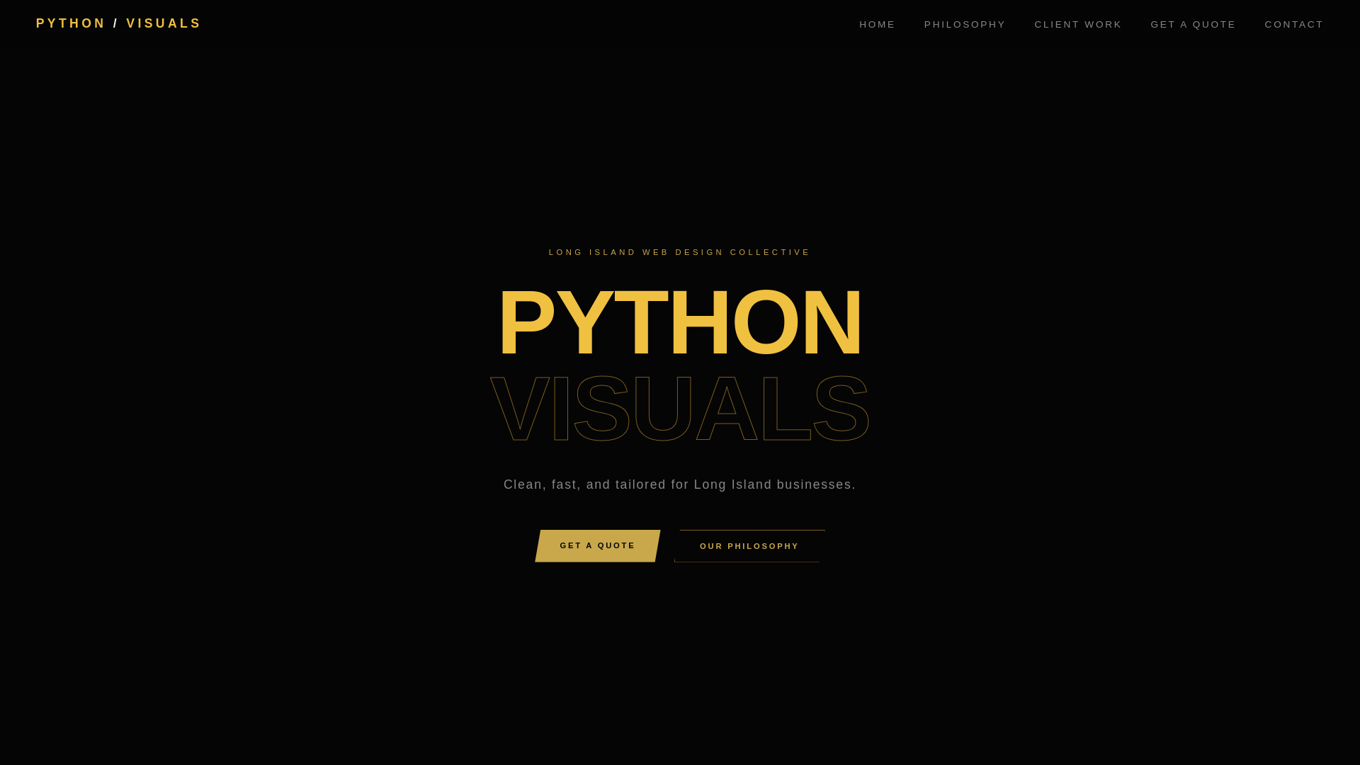 website screenshot of https://python-visuals.pages.dev/