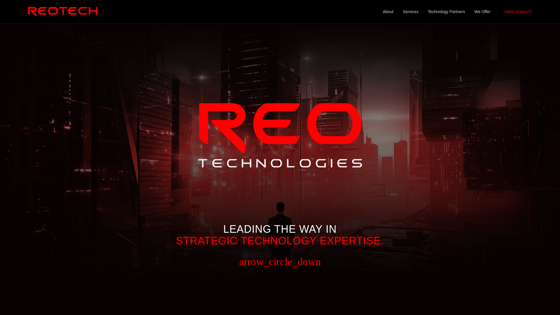 website screenshot of https://reotech.pages.dev/