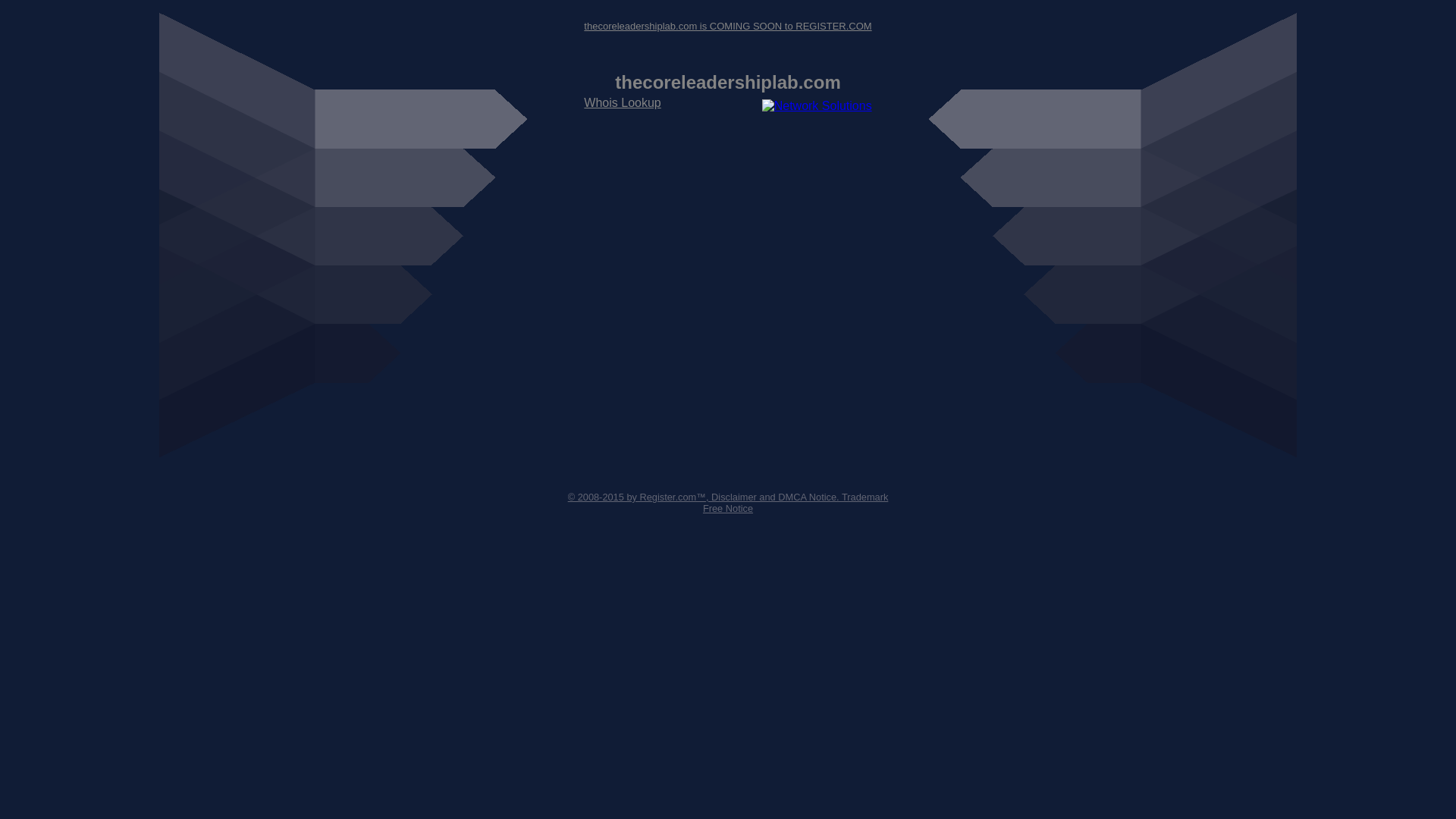 website screenshot of https://thecoreleadershiplab.com/