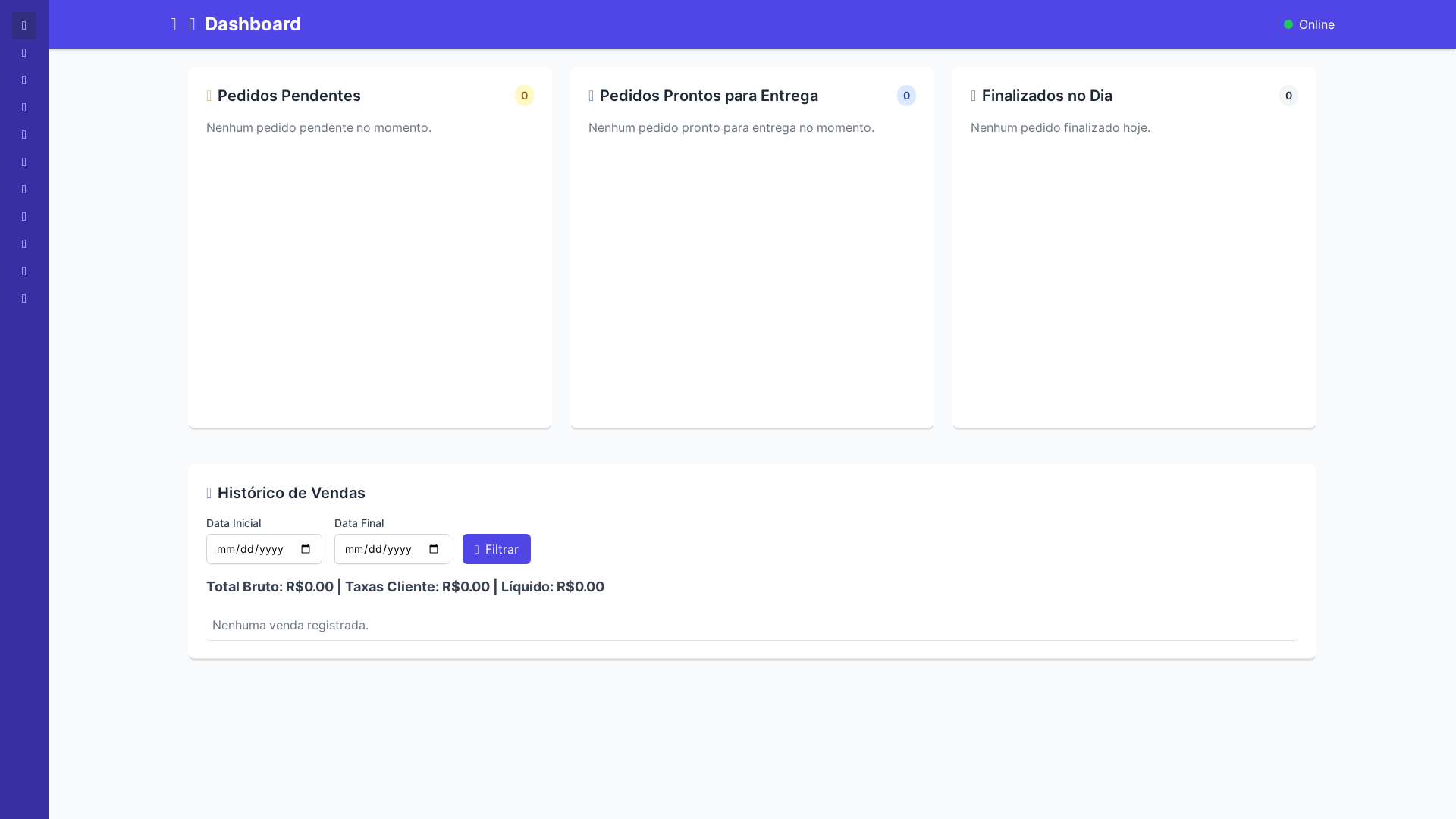website screenshot of https://connectentrega.com.br/