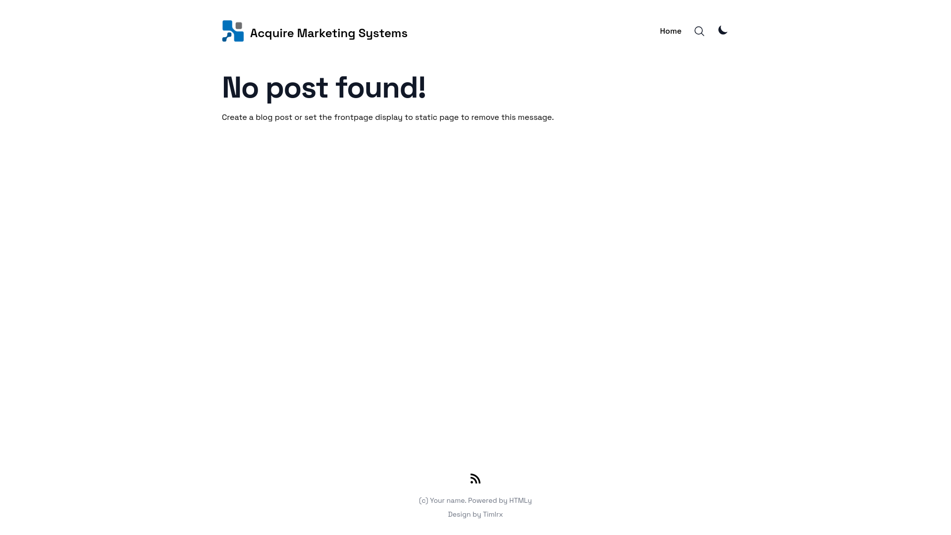 website screenshot of https://acquiremarketingsystems.com