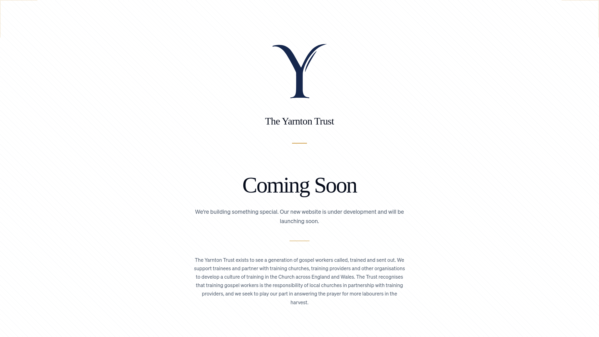 website screenshot of https://yarntontrust.org/