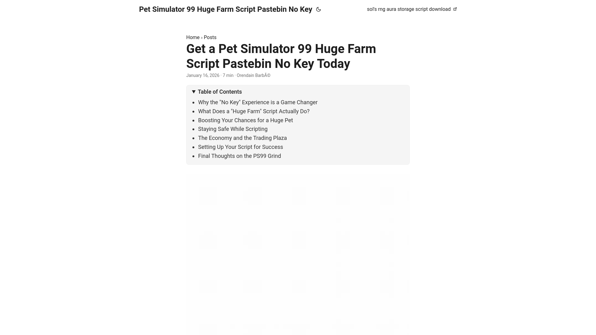 website screenshot of https://petsimulator99hugefarmscriptpastebinnokey.pages.dev/