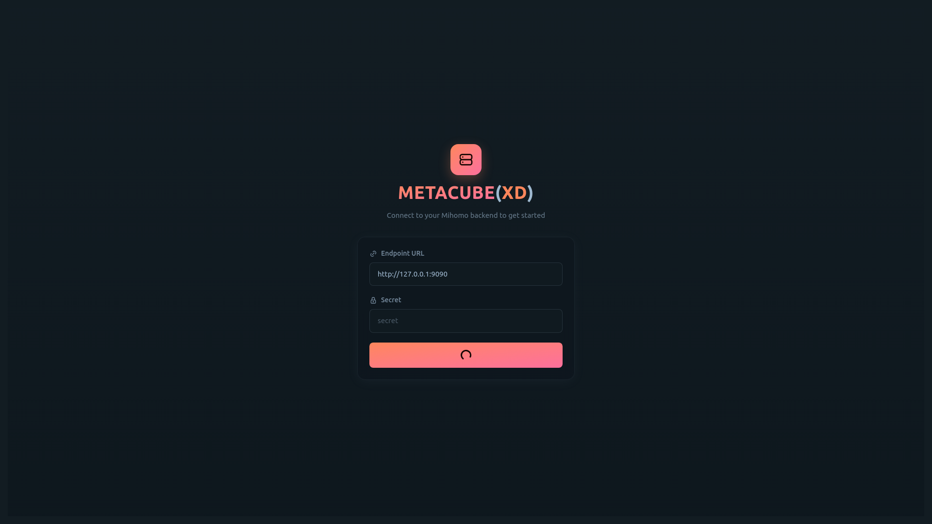 website screenshot of https://metacubexd-6h7.pages.dev/